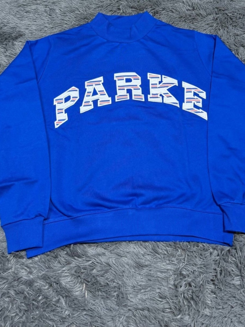PARKE Varsity 'Americana' Mockneck sweatshirt